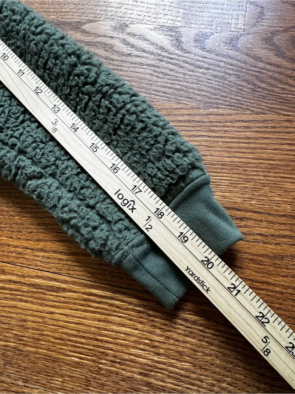 Abercrombie Kids Sherpa Fleece Hoodie Olive Green 11/12 Full Zip